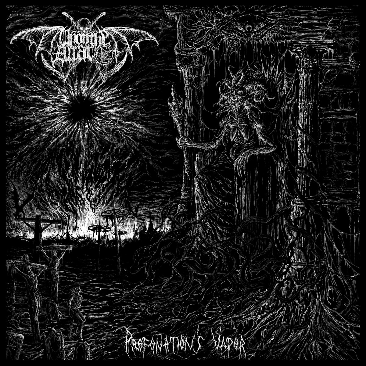 Upon the Altar - Profanation's Vapor (Battalious Blackened Death